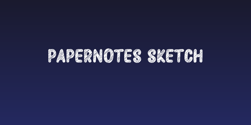 Papernotes Sketch Social Header