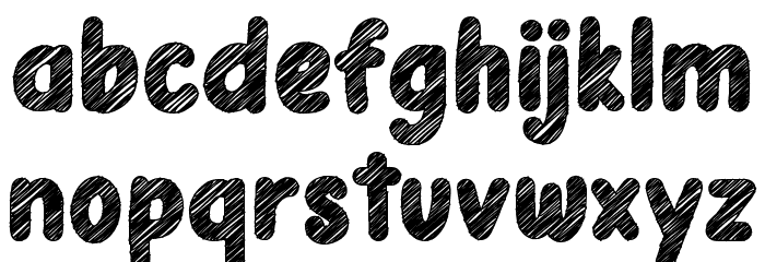 Papernotes Sketch Font LOWERCASE