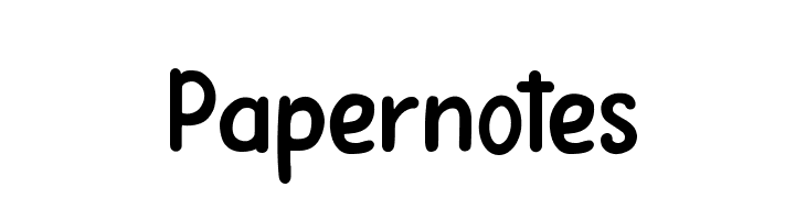 Papernotes  免费字体下载