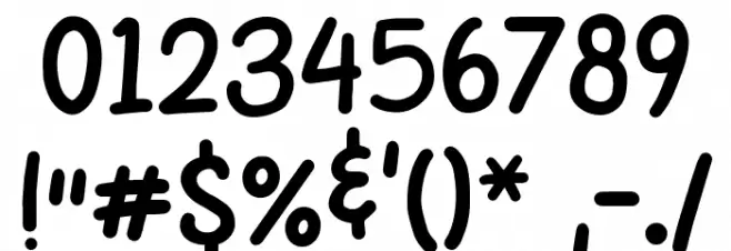 Papernotes Font OTHER CHARS