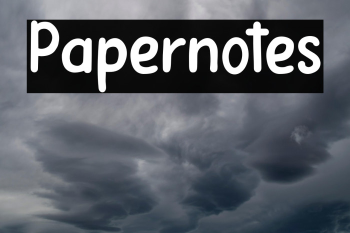 Papernotes Example 1