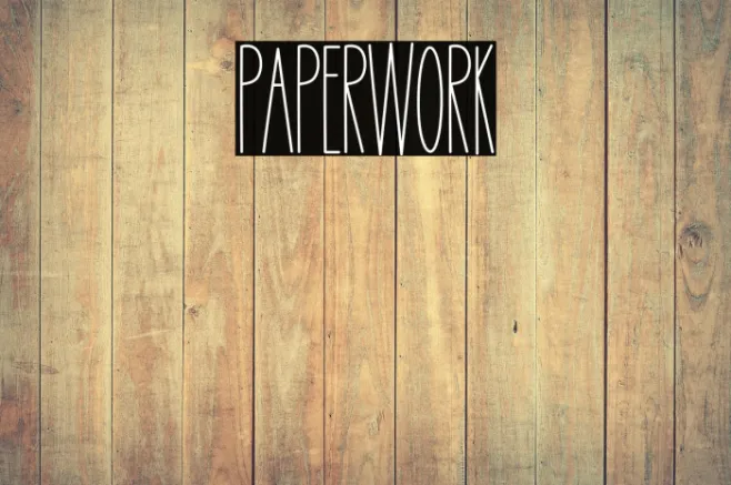 Paperwork Example 2