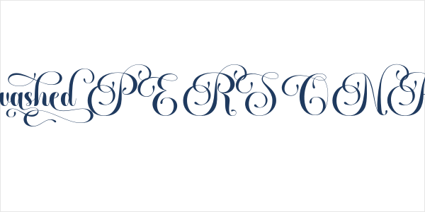 Papillion Swashed PERSONAL Regular Logo