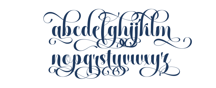 Papillion Swashed PERSONAL Regular Lowercase