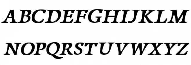 Papillons Italic フォント 大文字