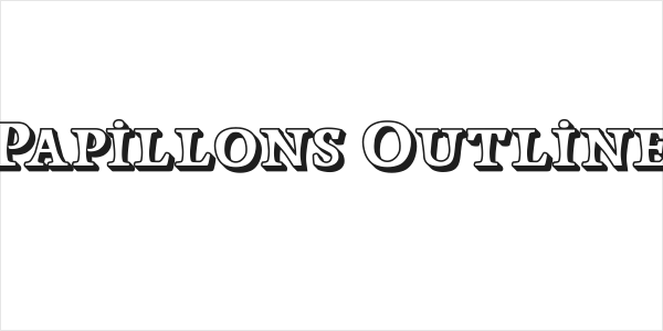 Papillons Outline Logo