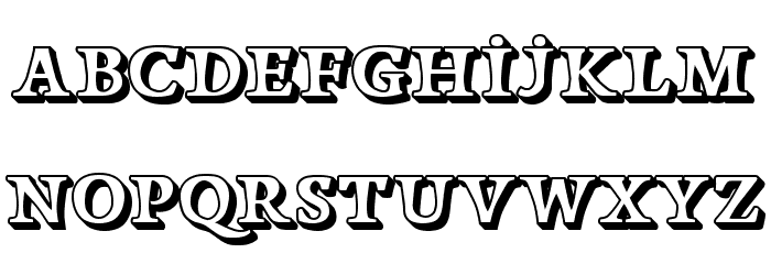 Papillons Outline Font LOWERCASE