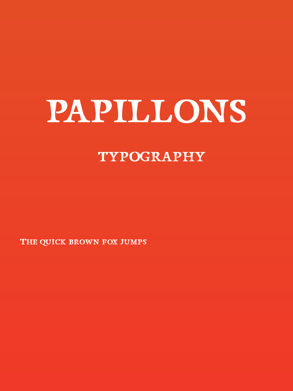 Papillons Poster
