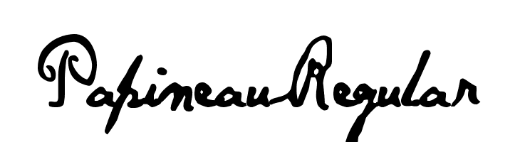 Papineau Regular  Frei Schriftart Herunterladen