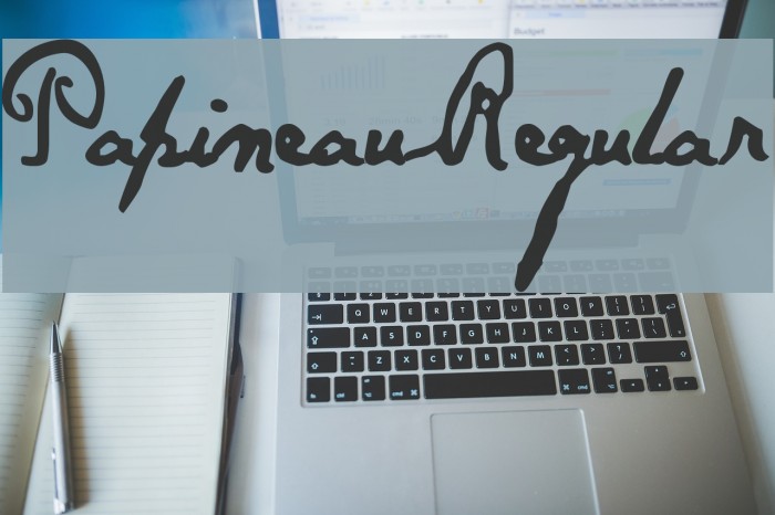 Papineau Regular Font examples