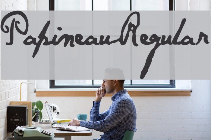 Papineau Regular Font examples