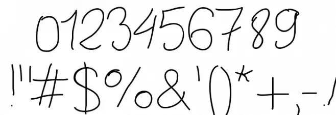 Papoune Font OTHER CHARS