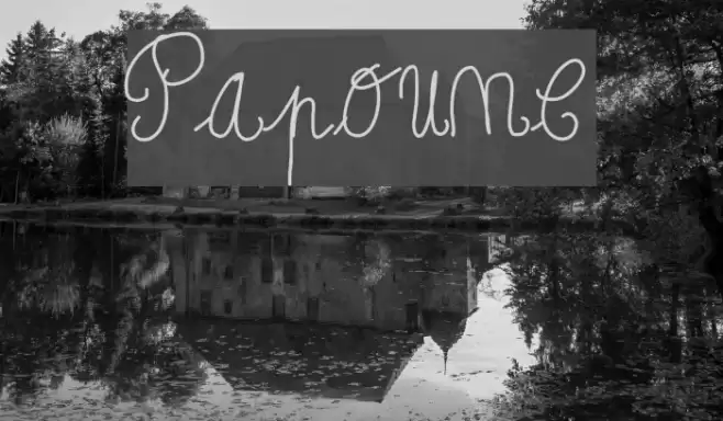 Papoune Font examples