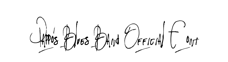 Pappo's Blues Band Official Font  baixar fontes gratis