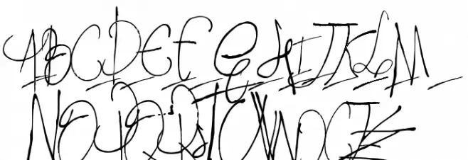 Pappo's Blues Band Official Font Caratteri MAIUSCOLE