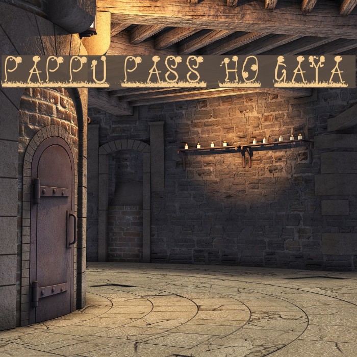 Pappu pass ho gaya Font examples