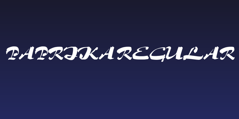 Paprika Regular Social Header