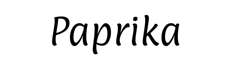 Paprika Font