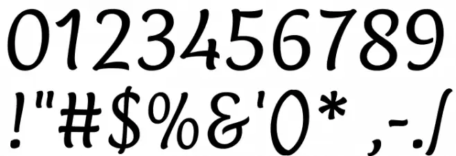 Paprika Font OTHER CHARS