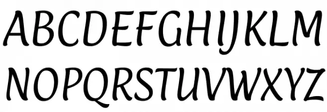 Paprika Schriftart Groß