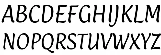 Paprika Schriftart Groß