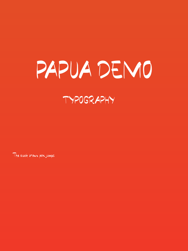 Papua Demo Poster