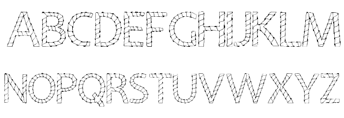 Papyrus EBO Regular Font LOWERCASE