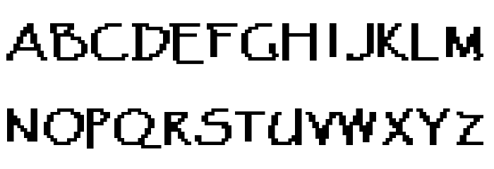 Papyrus UT (RUS BY LYAJKA) Font LOWERCASE