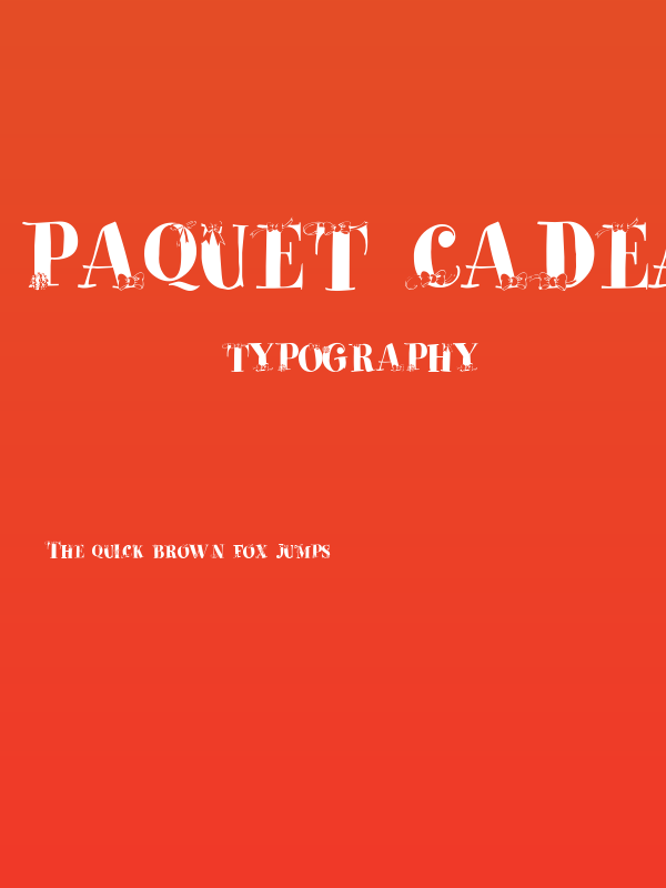 Paquet Cadeaux Poster