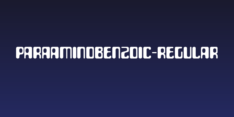 ParaAminobenzoic-Regular Social Header