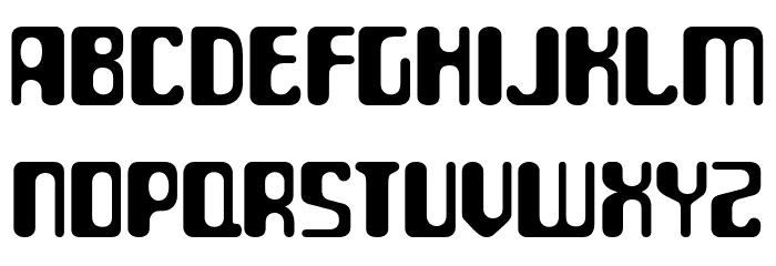 ParaAminobenzoic-Regular Font LOWERCASE