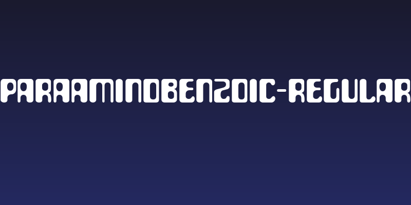 ParaAminobenzoic-Regular Social Header