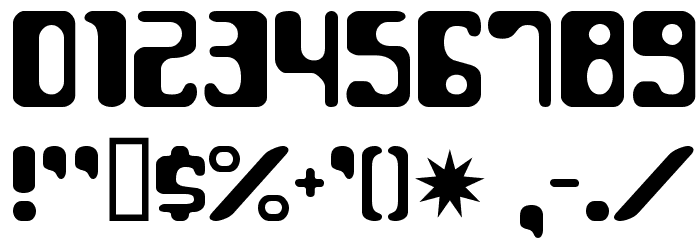 ParaAminobenzoic Font OTHER CHARS