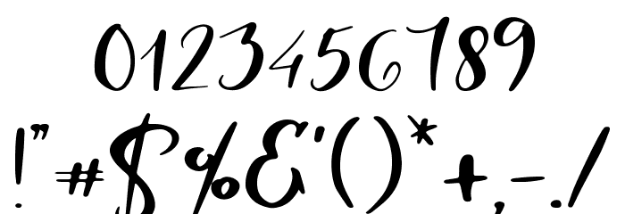 Parabellum Regular Font OTHER CHARS