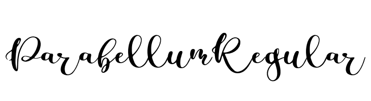 Parabellum Regular  font caratteri gratis