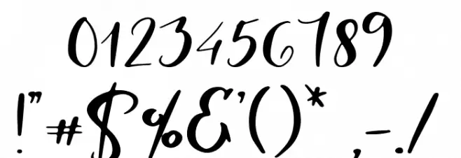 Parabellum Regular Font OTHER CHARS