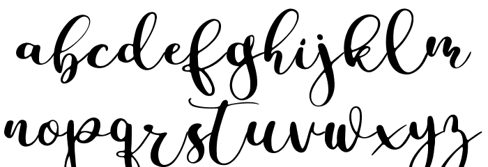 Parabellum Regular Font LOWERCASE