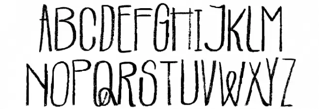 Parachutes-Regular Шрифта строчной