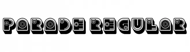 Parade Regular  font caratteri gratis