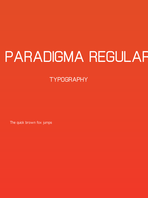 Paradigma Regular Trial Poster