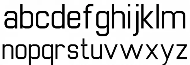 Paradigma Regular Trial Caratteri MINUSCOLO