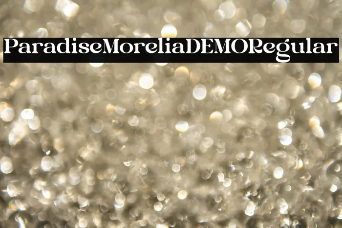 Paradise MoreliaDEMO Regular Example 1