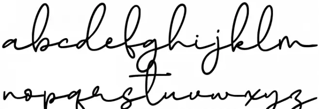 Paradise Sunshine フォント 小文字