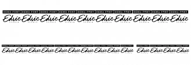 Paradise Thin Demo Italic Font OTHER CHARS