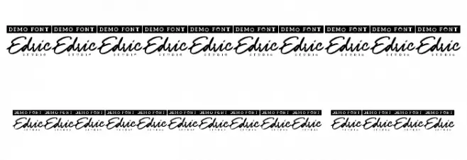 Paradise Thin Demo Font OTHER CHARS