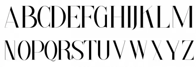 Paradise Thin Demo Caratteri MINUSCOLO