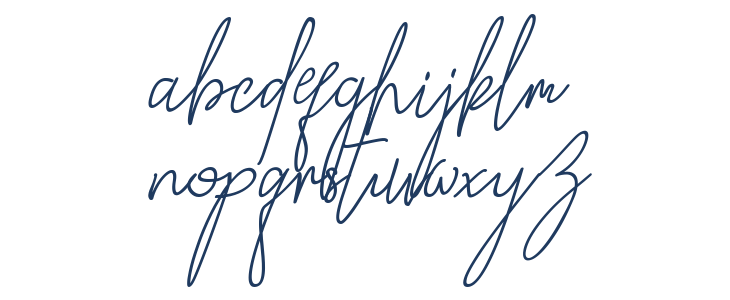 Paradise in Bali Signature Lowercase