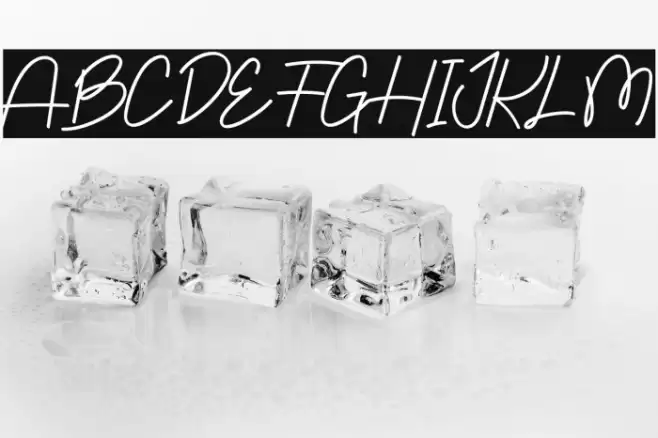 Paradise Font examples