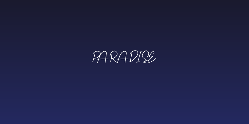 Paradise Social Header
