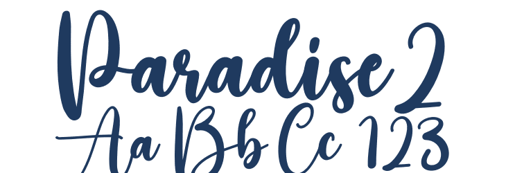 Paradise2 Font Preview